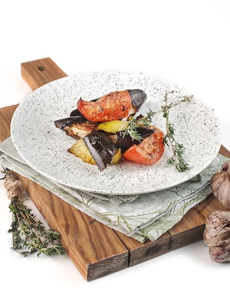 Gotowanie: gotowe danie na talerzu